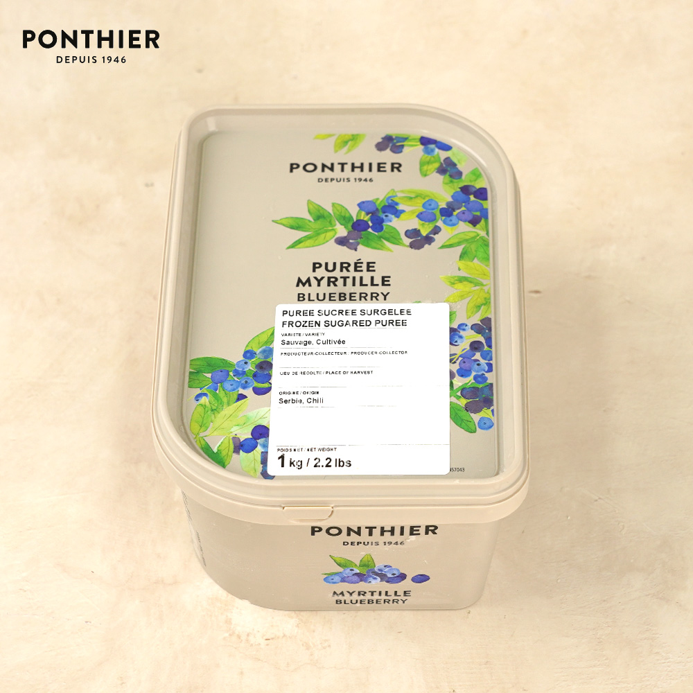 폰티에 블루베리 냉동 퓨레 1kg 프랑스